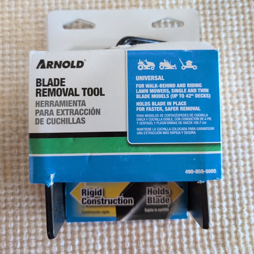 Arnold Universal Blade Removal Tool Holds Blade 490-850-0005  Brand New in Box